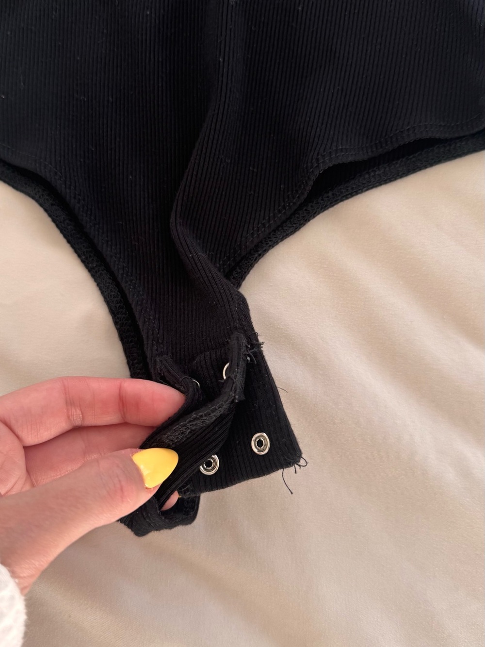 Dynamite Ribbed Polo Bodysuit - Picture 3 of 3